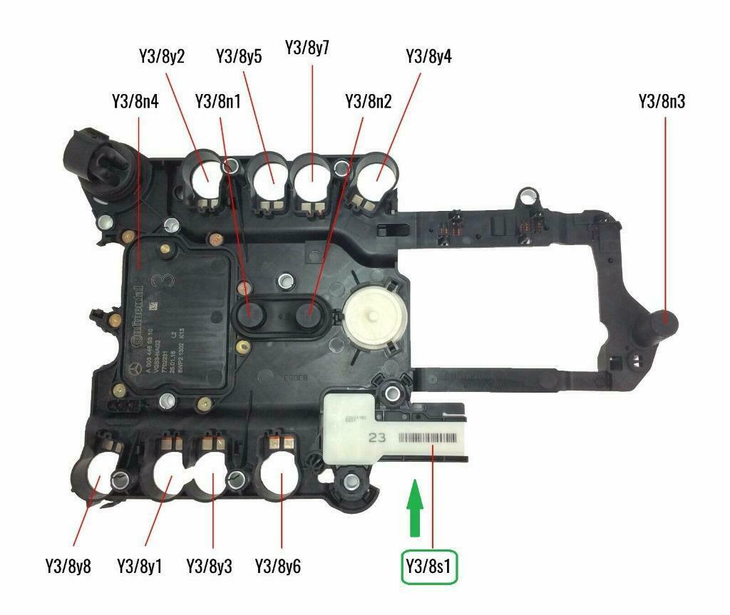 Mercedes 7G VGS 722.9 Y3/8S1 selectiebereiksensor reparatie, Ophalen, Gereviseerd, Mercedes-Benz