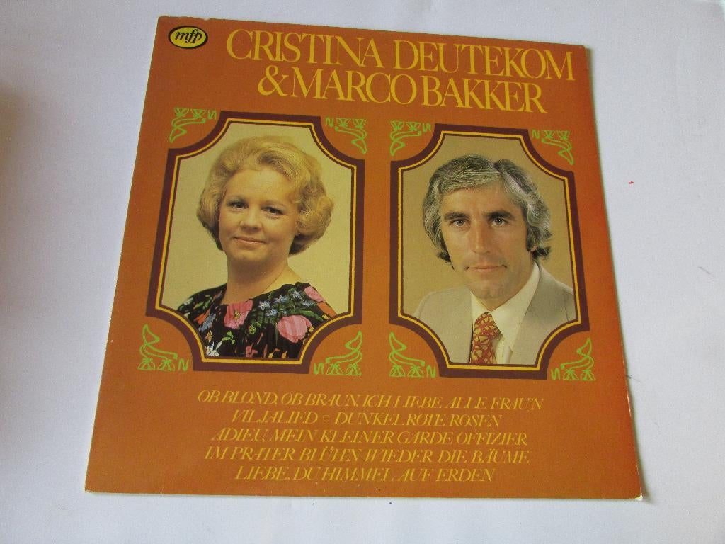 CHRISTINA DEUTEKOM & MARCO BAKKER, LP, Gebruikt, Overige typen, Ophalen of Verzenden, Romantiek