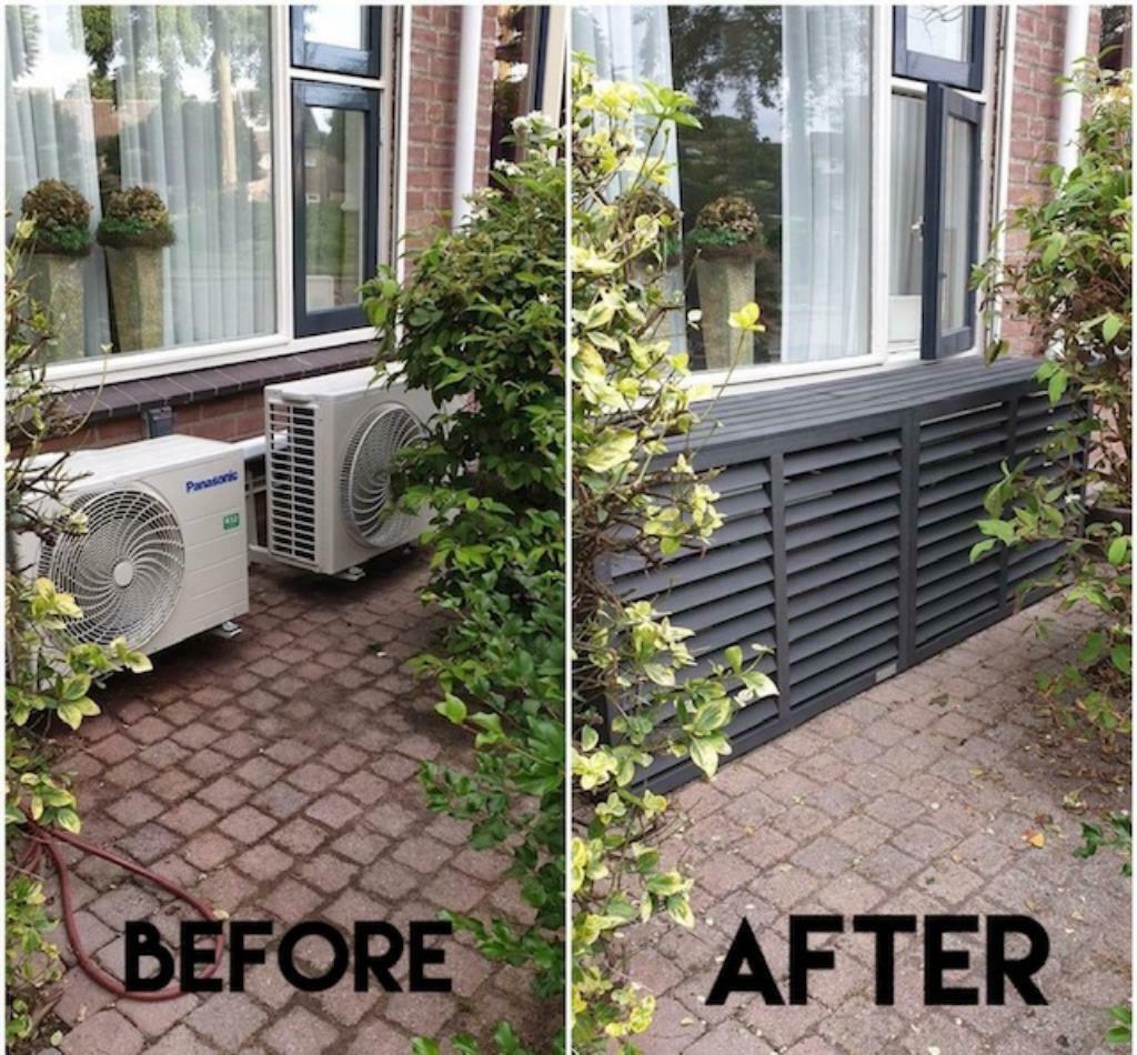 Airco buitenunit Metosi ombouw cover van Composiet duurzaam!, Koelen en Ontvochtigen, Timer, Nieuw, 3 snelheden of meer