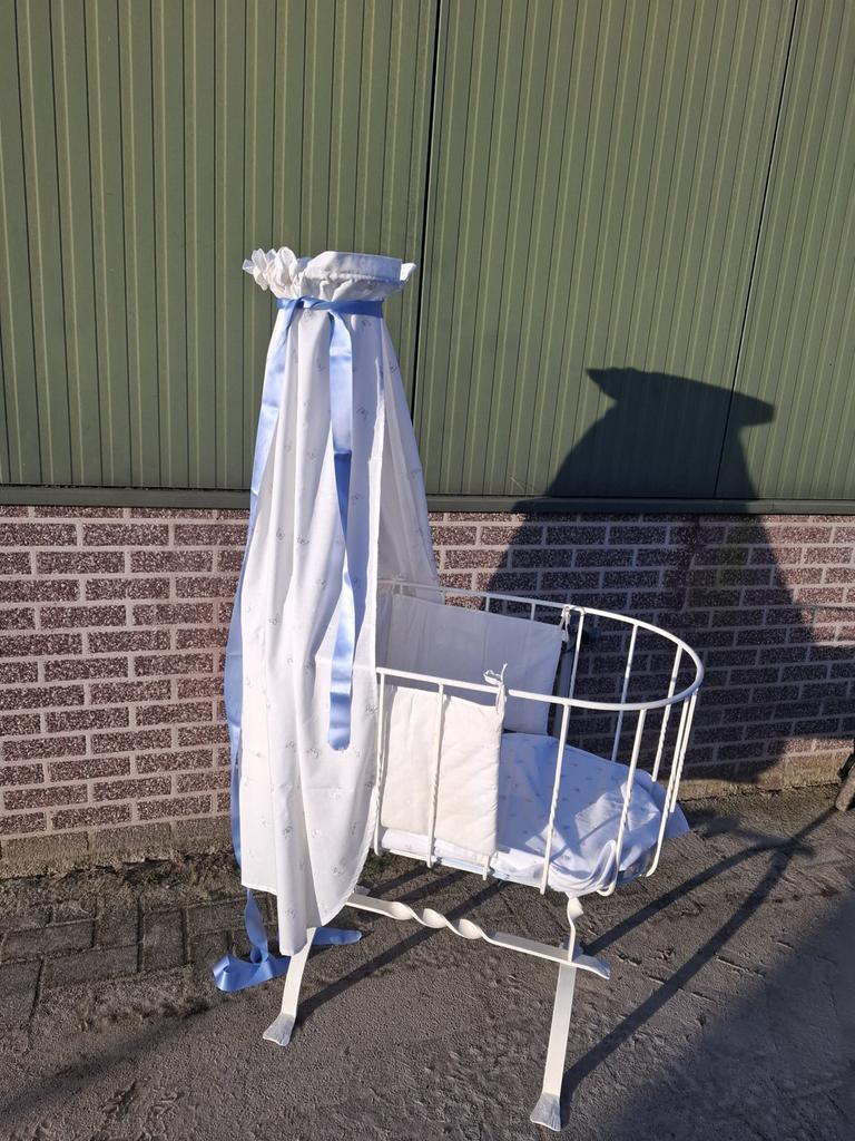 Vintage Wiegje met Hemeltje, Ophalen, Gebruikt, Wieg