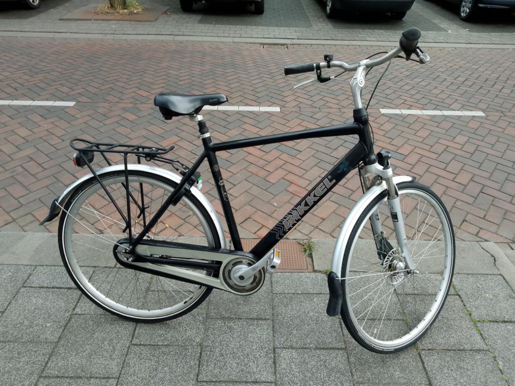 Bikkel h57 herenfiets, Gebruikt, Versnellingen, 57 tot 61 cm, Ophalen
