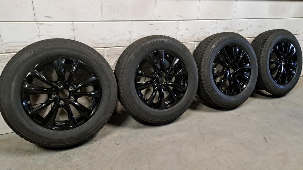 Zwarte velgen Sportage Sorento Kona CX-5 Vitara 225/65/17