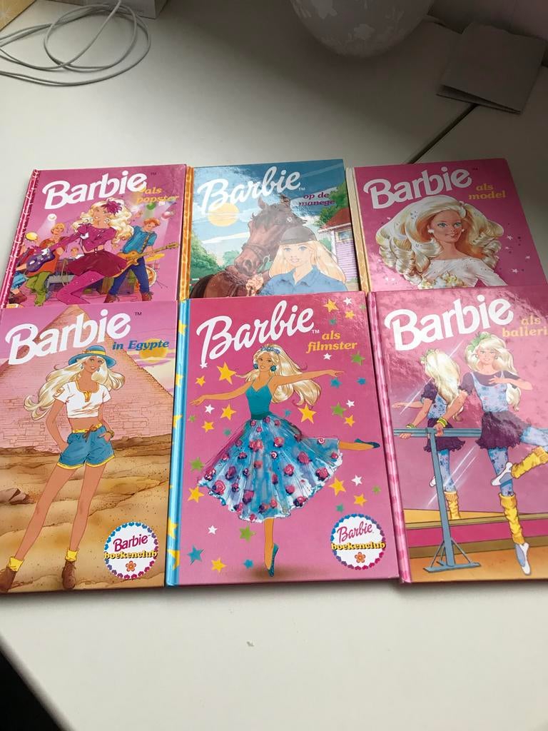 Barbie boeken 6 stuks, Ophalen of Verzenden, Sprookjes