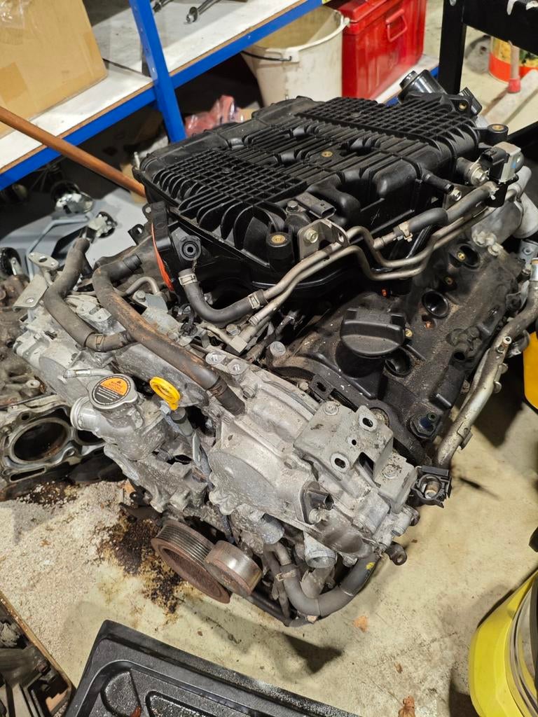 Nissan 370Z VQ37VHR Motor - Lagerschade, Ophalen of Verzenden, Gebruikt, Nissan
