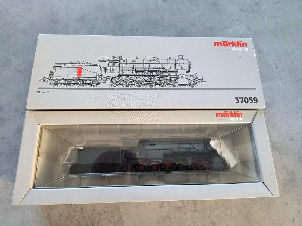Märklin 37059 Stoomlocomotief Digitaal - Nieuw in Doos, Wisselstroom, Locomotief, Nieuw, Ophalen of Verzenden