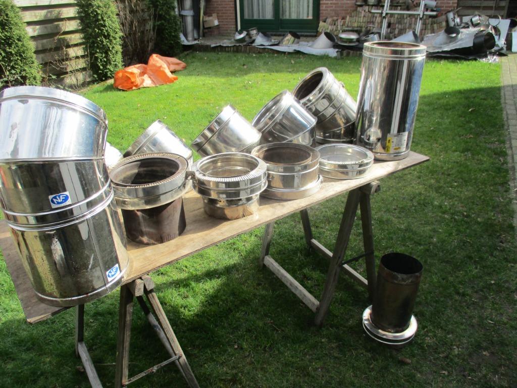 Poujoulat bochten.verloop.,, Ophalen, Gebruikt, Overige typen, Rvs
