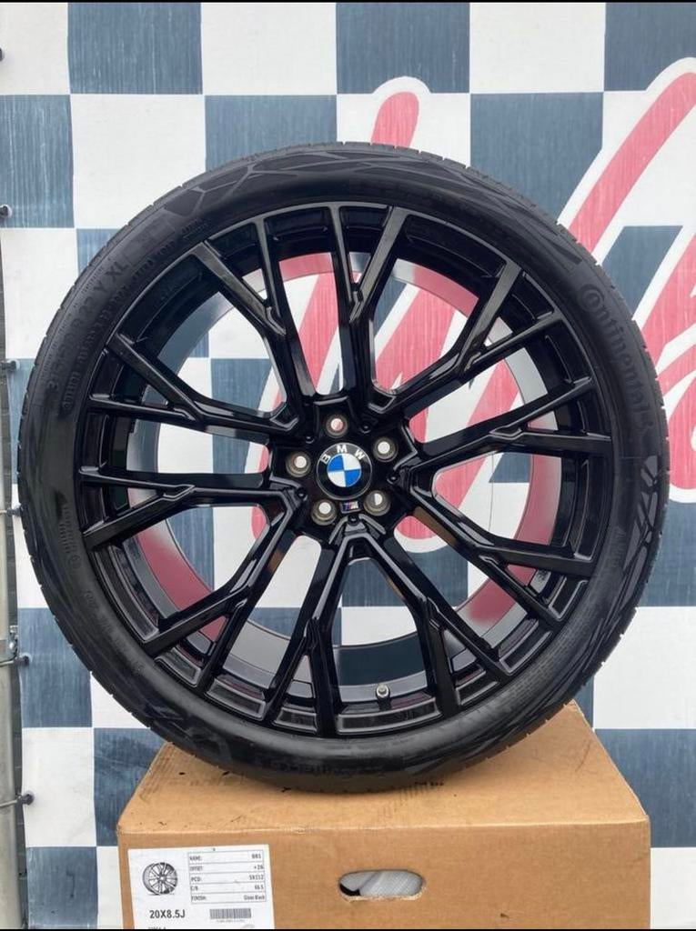 22 inch BMW X5 G05 velgen 5x112 + continental banden, Auto-onderdelen, Ophalen of Verzenden, Nieuw, Overige maten, Zomerbanden