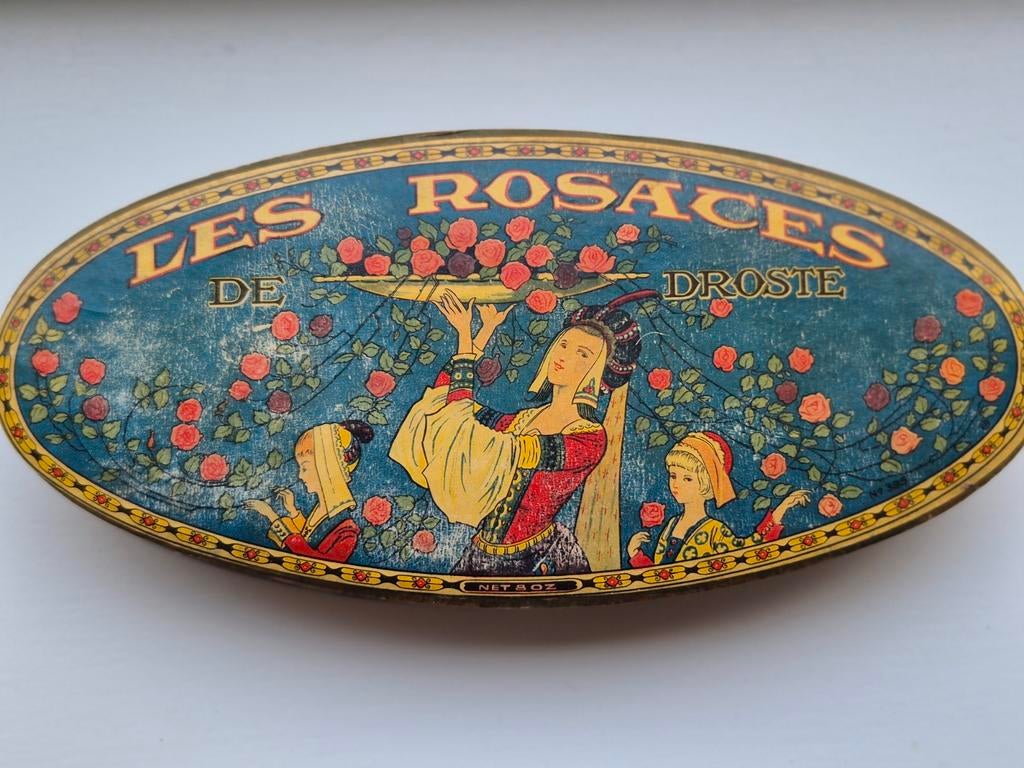 Droste chocolade Rosaces doos, Verzamelen, Ophalen of Verzenden, Overige, Droste