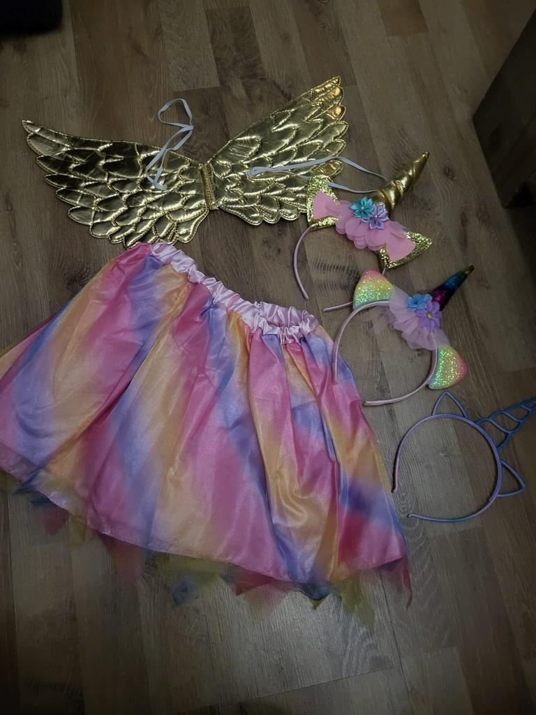 Unicorn rokje mt 122, Ophalen of Verzenden, Zo goed als nieuw, Meisje