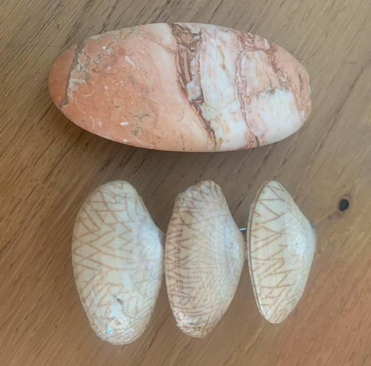 Vintage haarspeld met natuurelement, Ophalen of Verzenden, Haarspeld