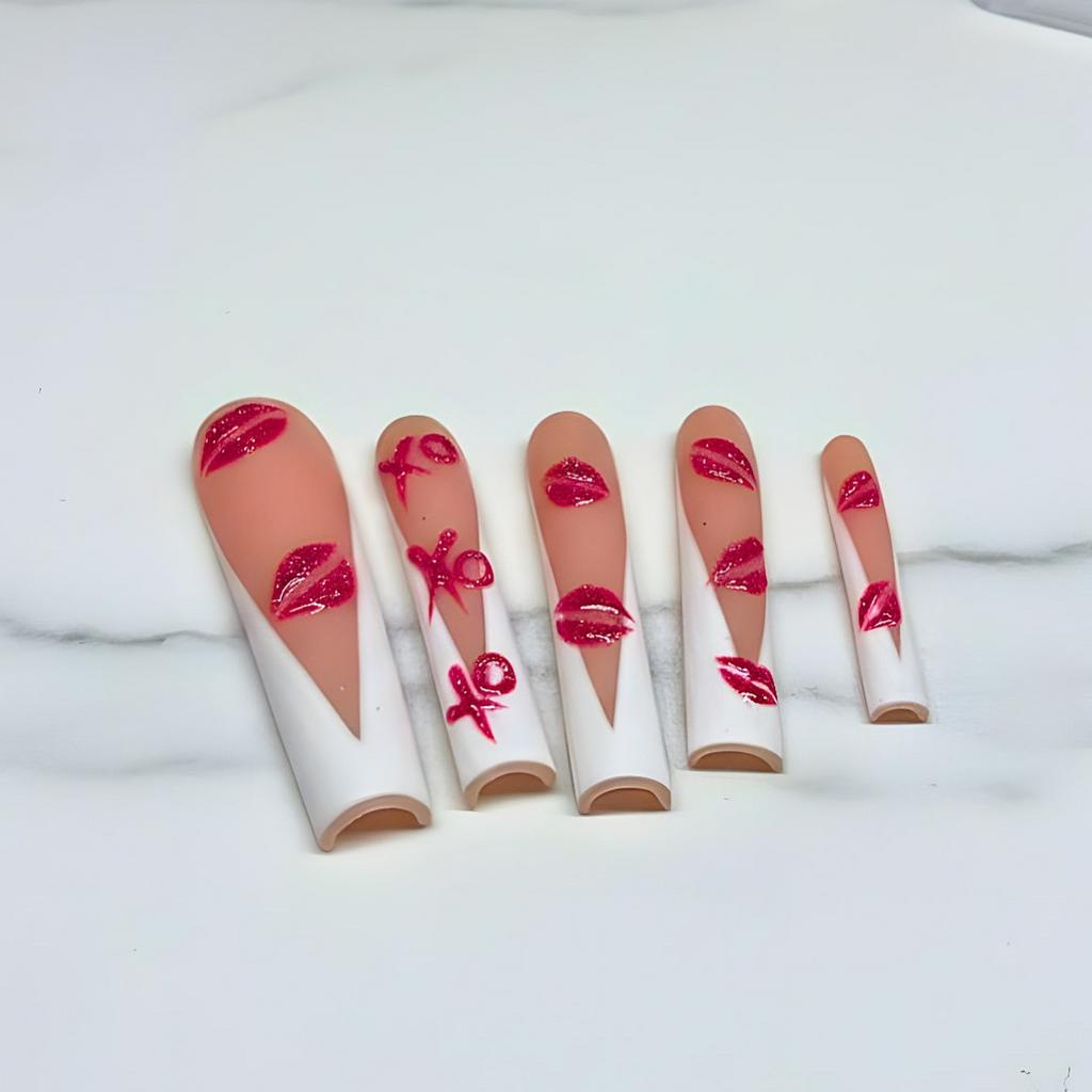 OP MAAT GEMAAKTE PRESS-ON NAGELS, Overige kleuren, Nieuw, Ophalen of Verzenden, Handen en Nagels