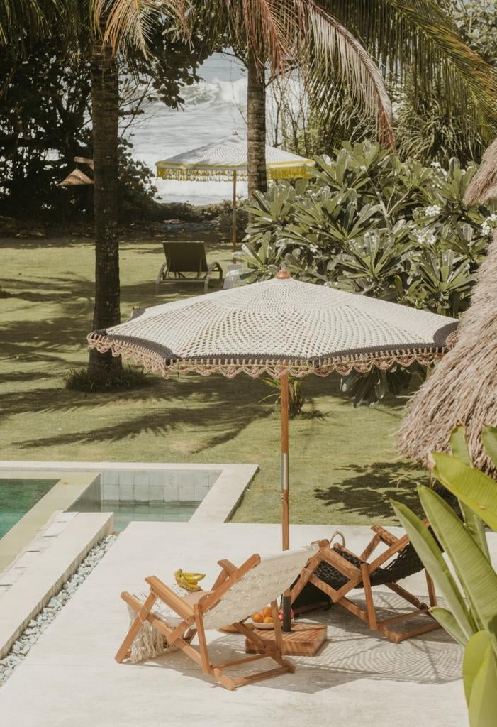 Partij handgeknoopte Parasol, 44 stuks, Ophalen of Verzenden, Nieuw, 2 tot 3 meter, Stokparasol