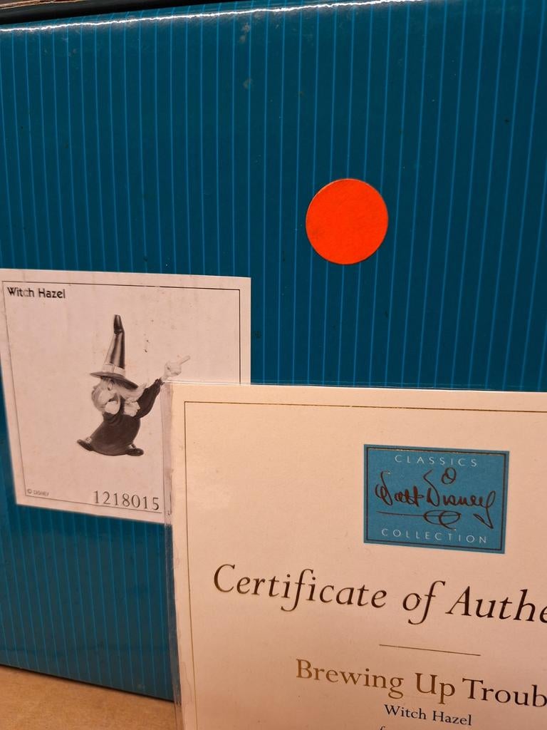 WDCC Walt Disney Classic Collection witch Hazel Halloween, Ophalen, Zo goed als nieuw, Beeldje of Figuurtje