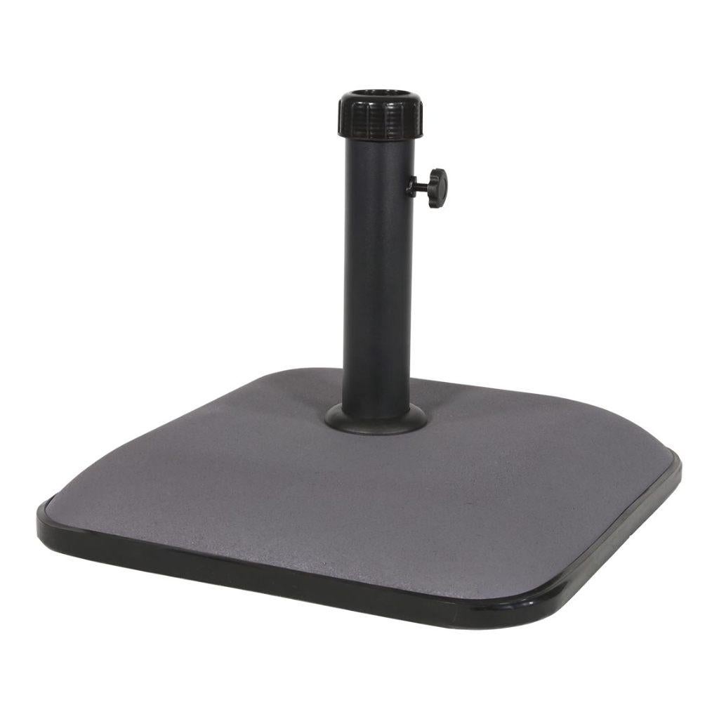 Parasolvoet beton vierkant 25 kg kleur grijs, Ophalen of Verzenden, Nieuw, Minder dan 1 meter, Parasolvoet