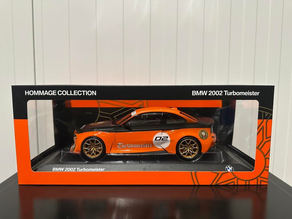BMW 2002 turbomeister modelauto 1:18 Norev, Ophalen of Verzenden, Zo goed als nieuw, Auto, Norev