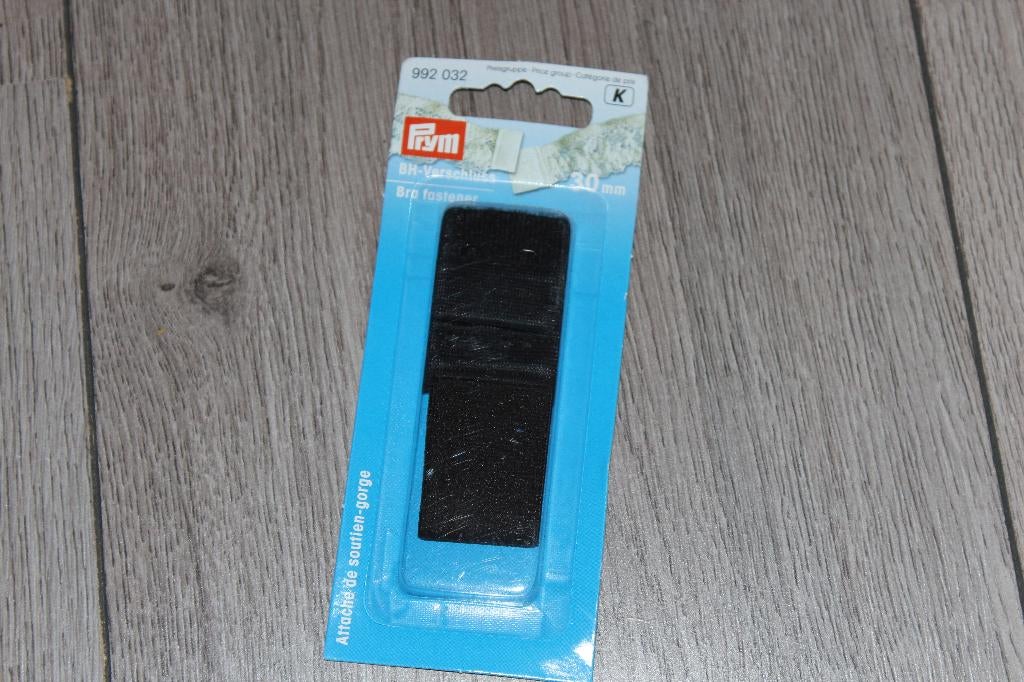 Prym BH verlengstuk zwart - 30 mm 992032 #2431, Ophalen of Verzenden, Nieuw, Rits of Sluiting