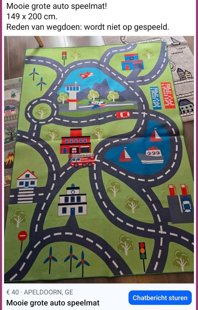 Speelmat 149 x 200, Ophalen of Verzenden