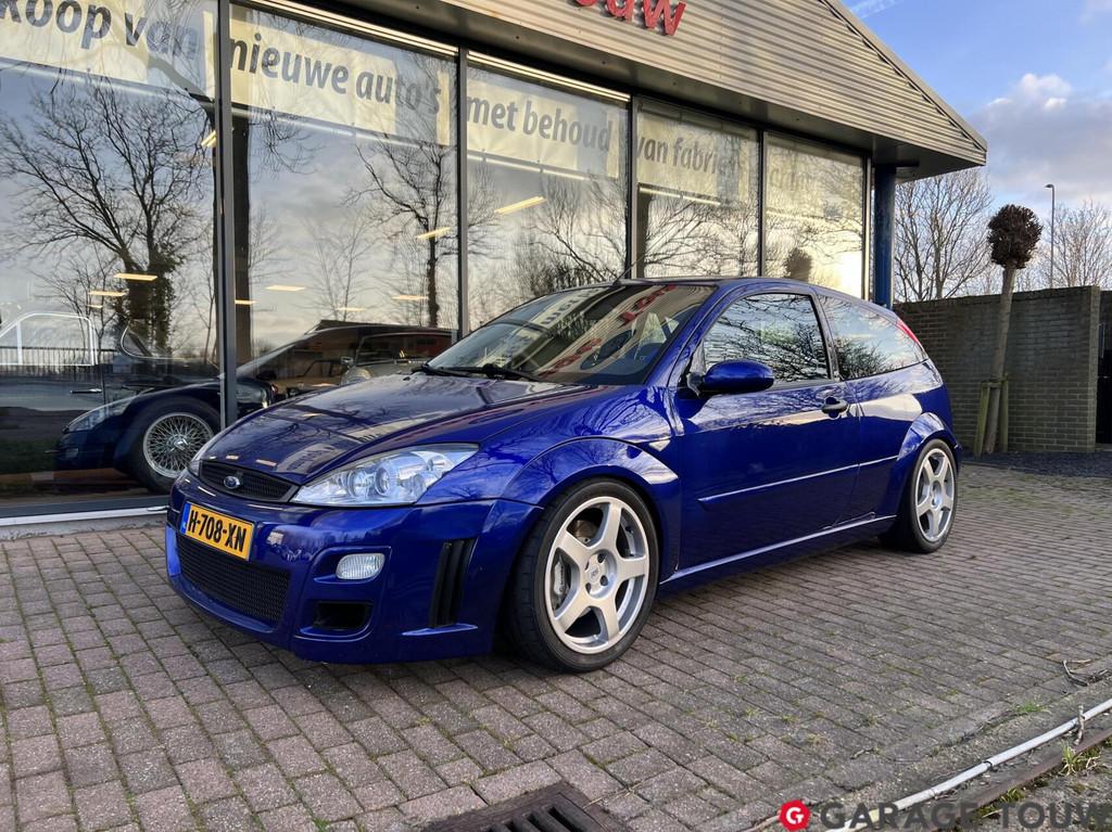 Ford Focus 2.0-16V RS Turbo 29.852KM, 12 maanden, Stof, Zwart, 4 cilinders