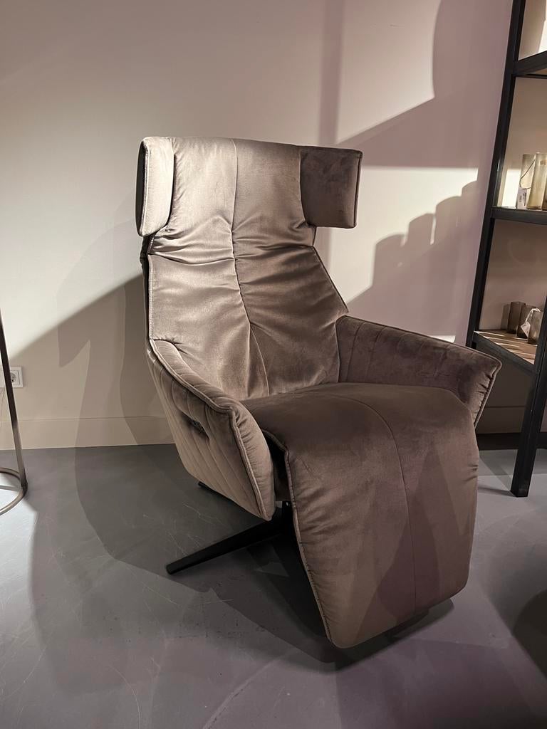 Relax fauteuil jesse - met accu, Huis en Inrichting, Fauteuils, Ophalen, 75 tot 100 cm, Zo goed als nieuw, Stof
