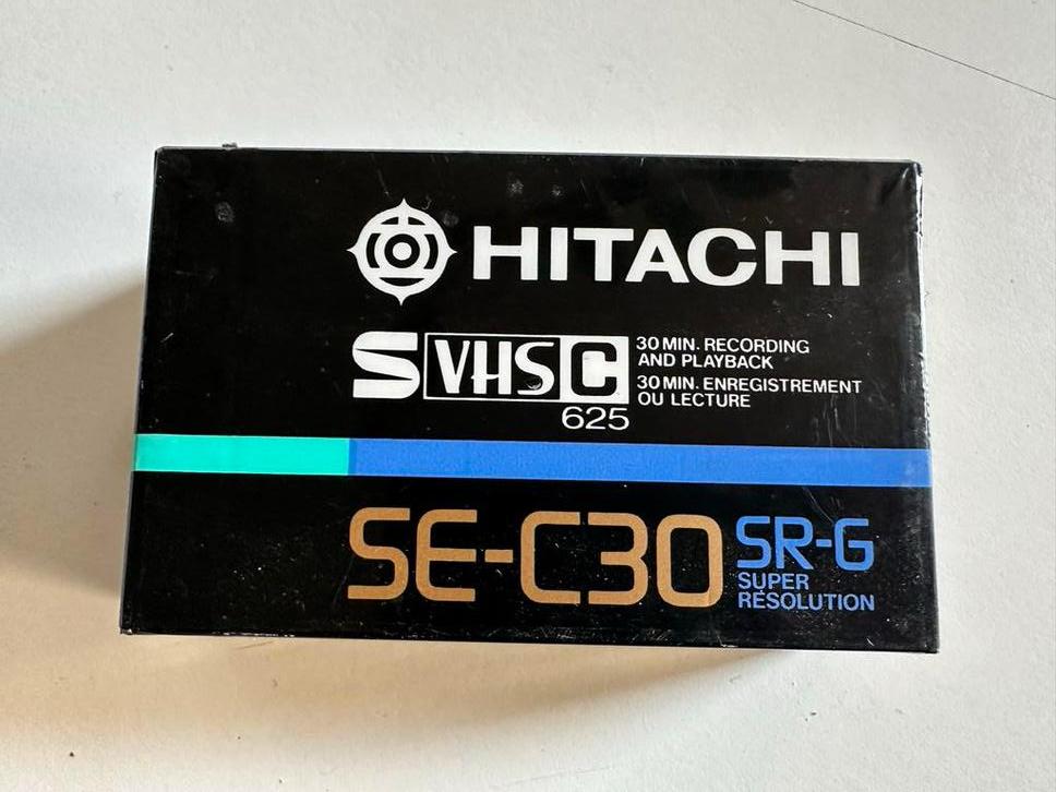 Hitachi VHS-C Cassette SE-C30 SR-G - Nieuw!, Alle leeftijden, Ophalen of Verzenden, Nieuw in verpakking