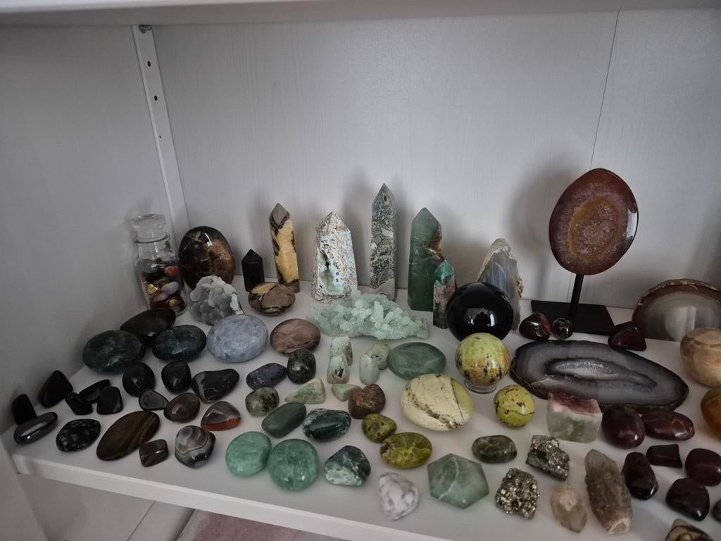 Uitgebreide Edelstenen Collectie, Verzamelen, Mineralen en Fossielen, Ophalen of Verzenden, Mineraal