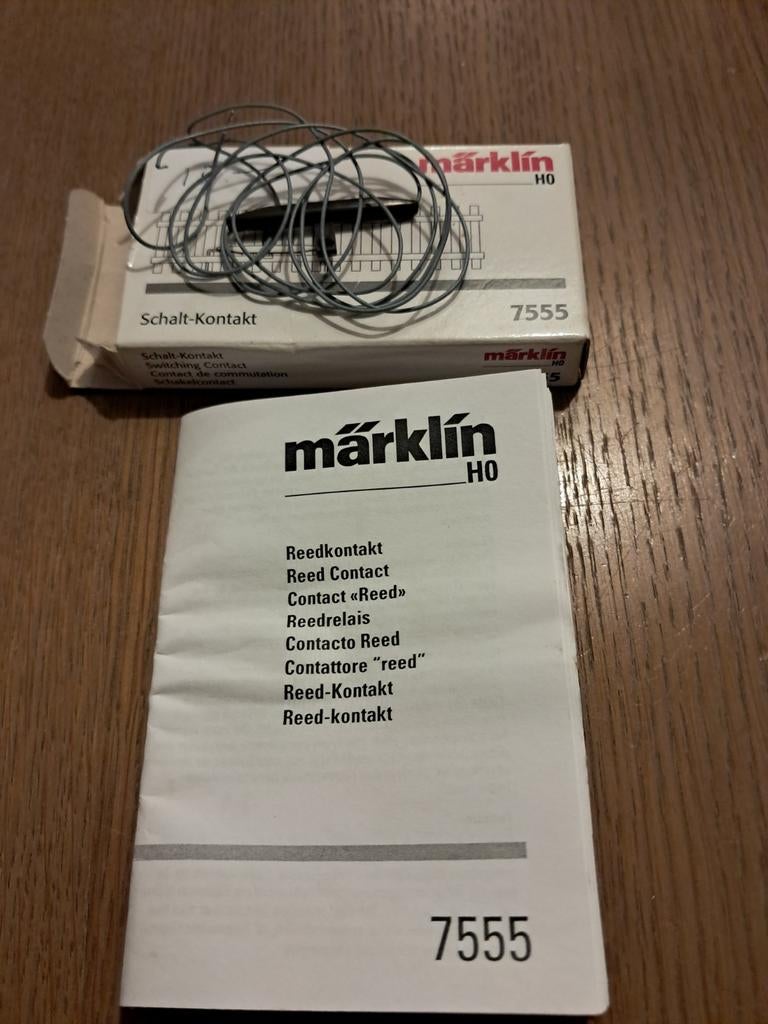 MARKLIN 7555 SCHAKELCONTACT, Ophalen of Verzenden, Wisselstroom, Wagon, Märklin
