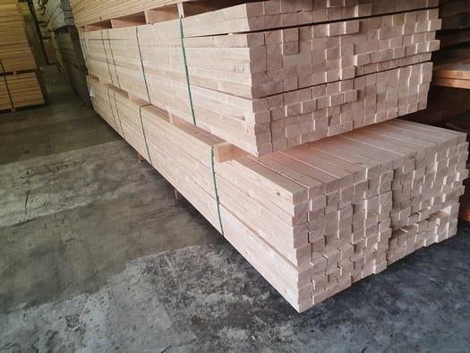 Aanbieding balkhout 50x75 - 5x7 - 44x69, Doe-het-zelf en Verbouw, Hout en Planken, Ophalen, 25 tot 50 mm, Nieuw, Balk