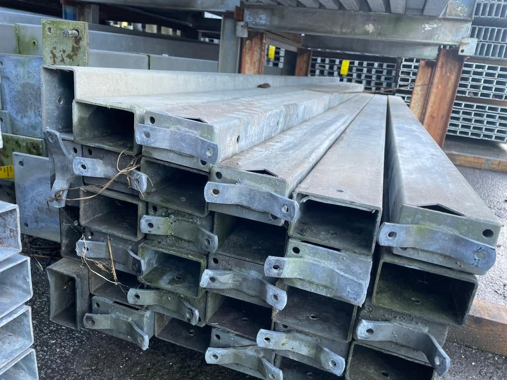 Kokerprofielen 100x50x3mm | Lengte: 3000 mm, Doe-het-zelf en Verbouw, Metalen, Ophalen, Gebruikt, IJzer