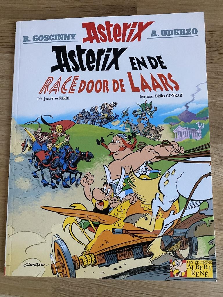 Asterix en de race door de laars, Eén stripboek, Nieuw, Ophalen of Verzenden, Jean-Yves Ferri en Conrad D