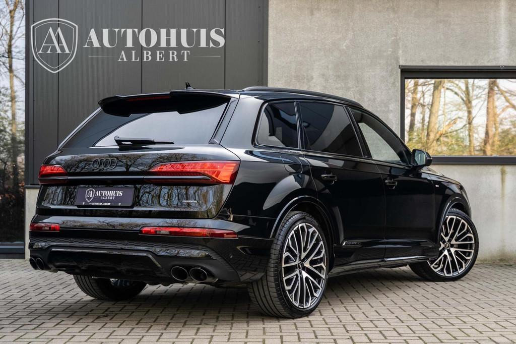 Audi Q7 60 TFSIe Competition B&O SQ7 Diffuser Massage 22´, Auto's, Audi, Automaat, Gebruikt, Zwart, 2995 cc