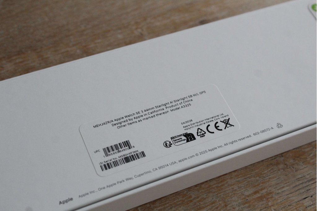 Apple Watch SE 3 - 44mm - GPS - Starlight | Vrijwel nieuw, Apple, Apple, IOS, Nieuw