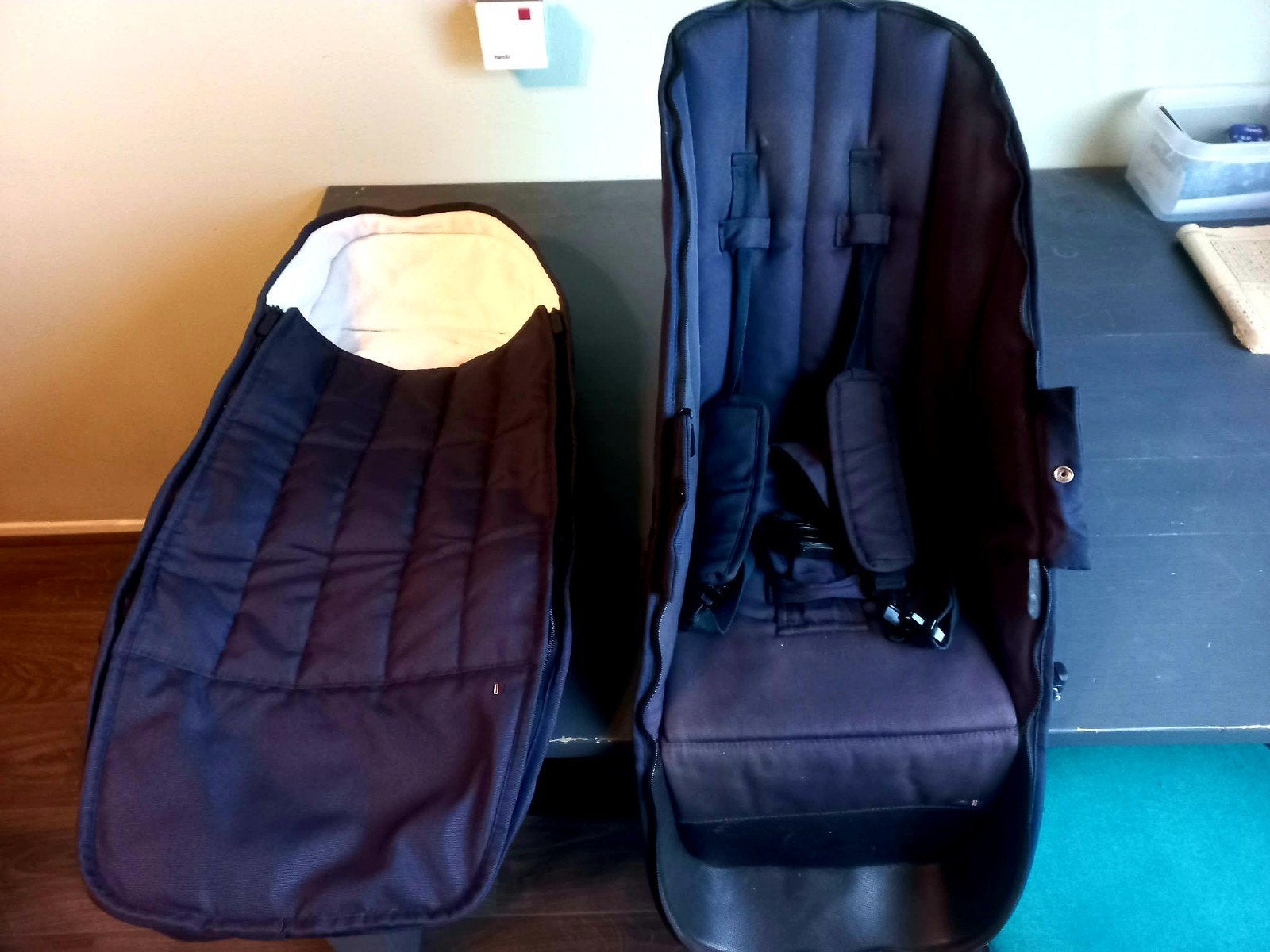 Complete Dubatti One Kinderwagen  Set incl meerijdplankje, Ophalen, Gebruikt, Overige merken, Verstelbare duwstang