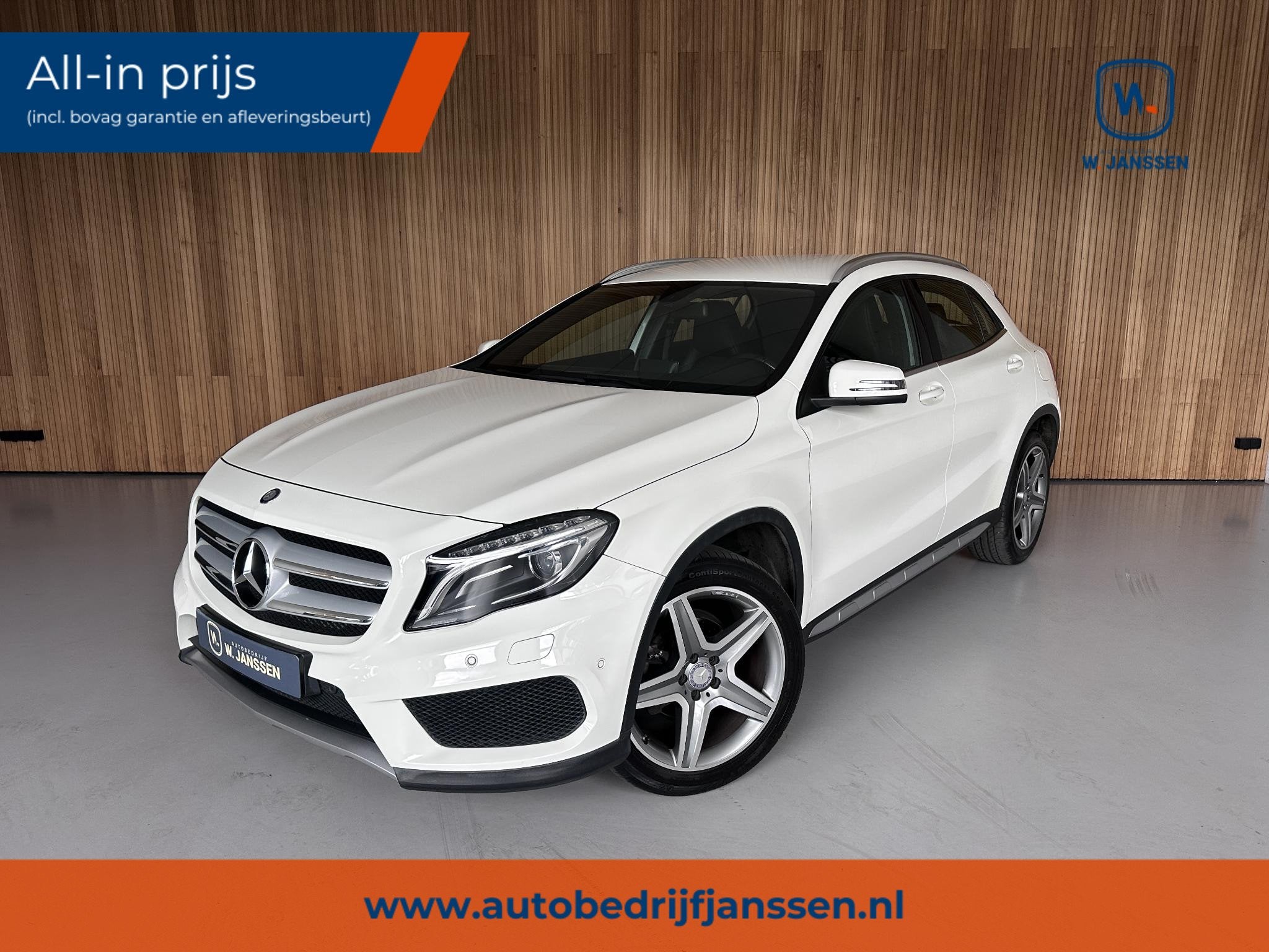 Mercedes-Benz GLA-klasse 200 AMG Camera | Stoelverwarming |, Auto's, 12 maanden, Gebruikt, Euro 6, Wit