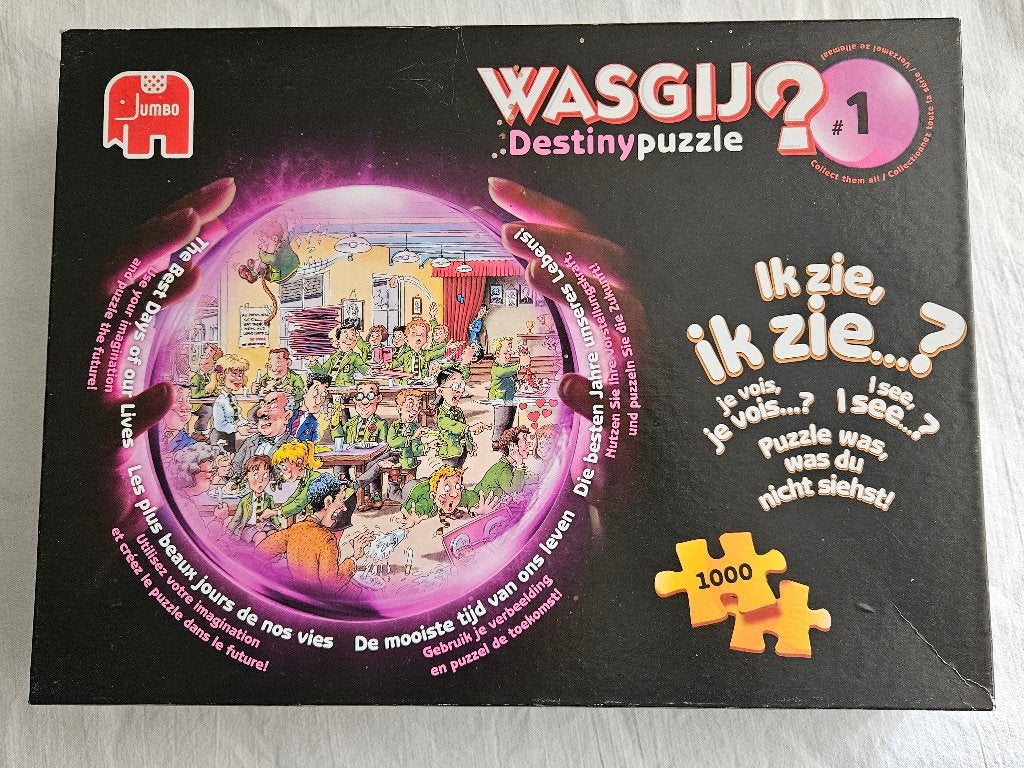 Wasgij legpuzzel Destiny nr 1, Ophalen of Verzenden, 500 t/m 1500 stukjes, Zo goed als nieuw, Legpuzzel