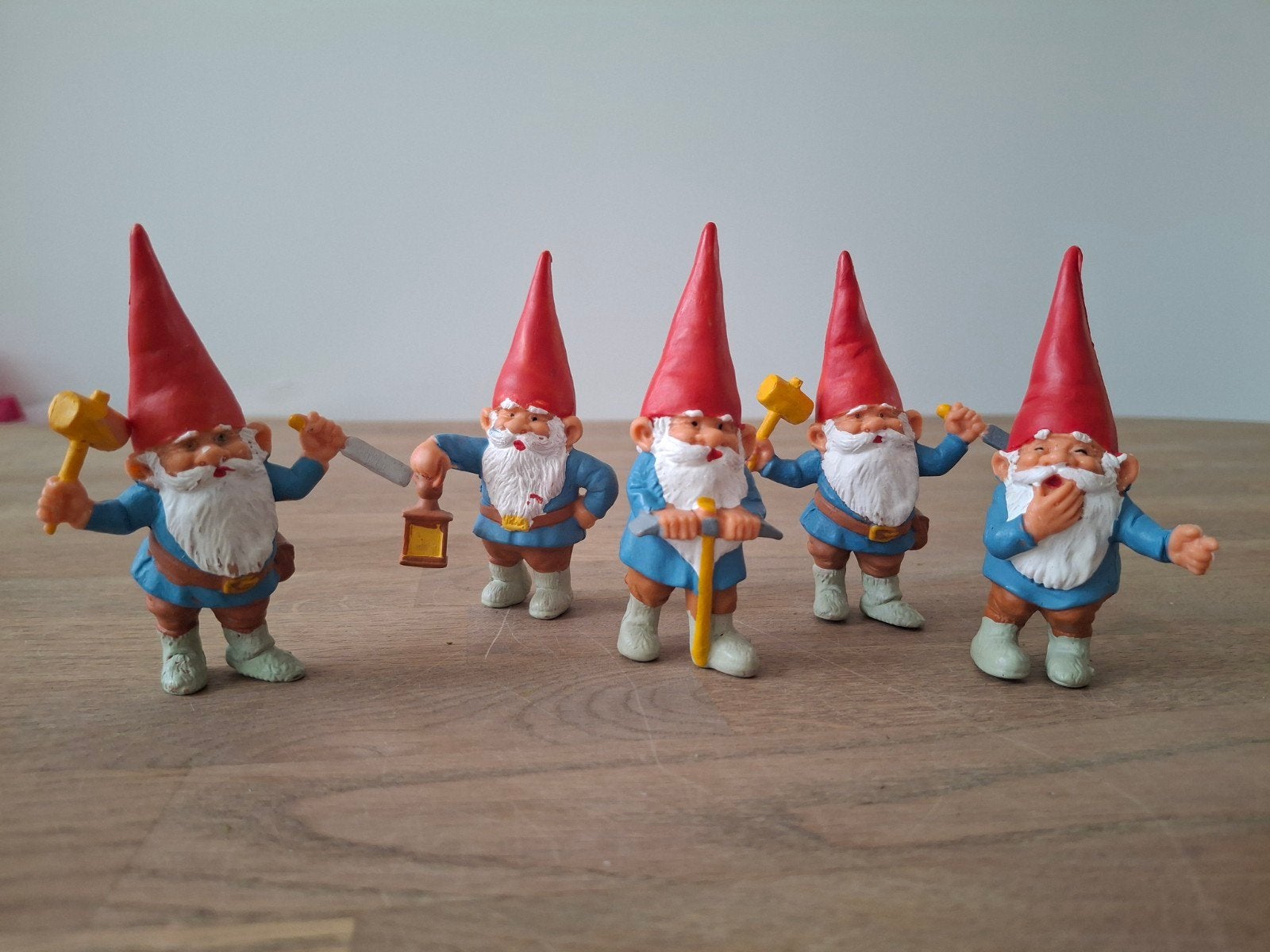 Vijf kabouters Vintage!, Ophalen of Verzenden, Gebruikt