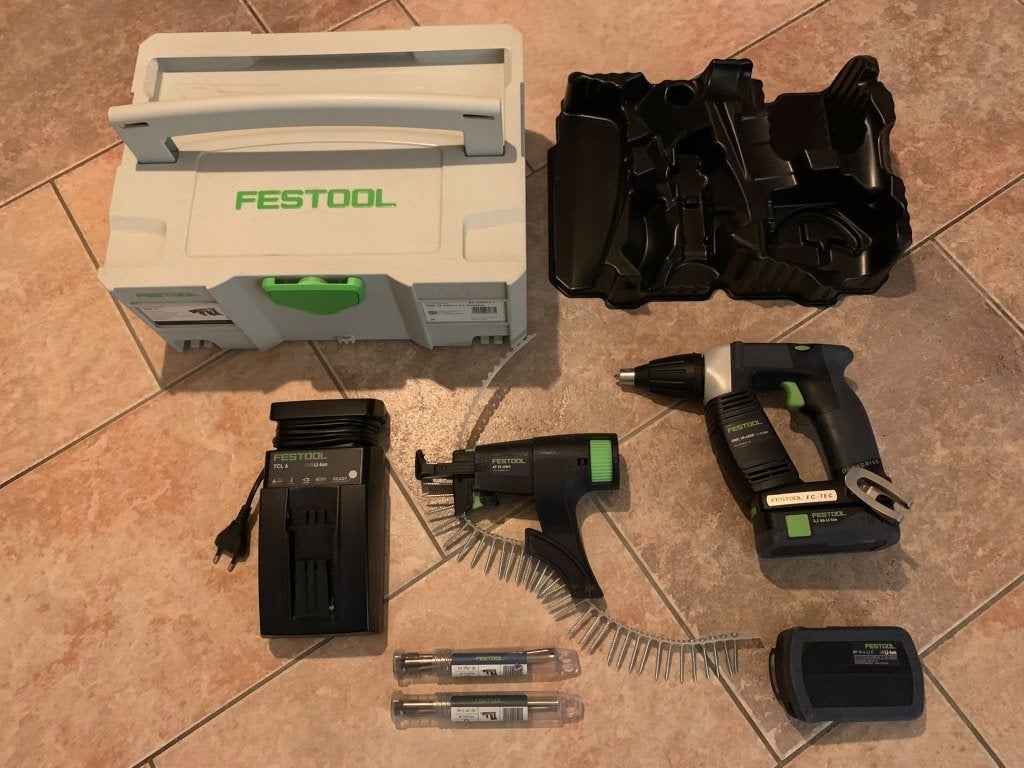 Festool DWC 18-4500 schroefautomaat, Ophalen, Zo goed als nieuw, Boor- en Schroefmachine, Variabele snelheid