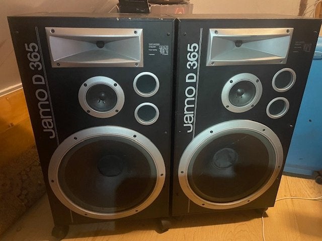 JAMO D 365 luidsprekers, Ophalen, Gebruikt, 120 watt of meer, Front, Rear of Stereo speakers