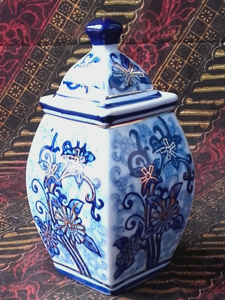 Mooie oude vintage kruidenpot uit Engeland 15,5 cm., Antiek en Kunst, Ophalen of Verzenden