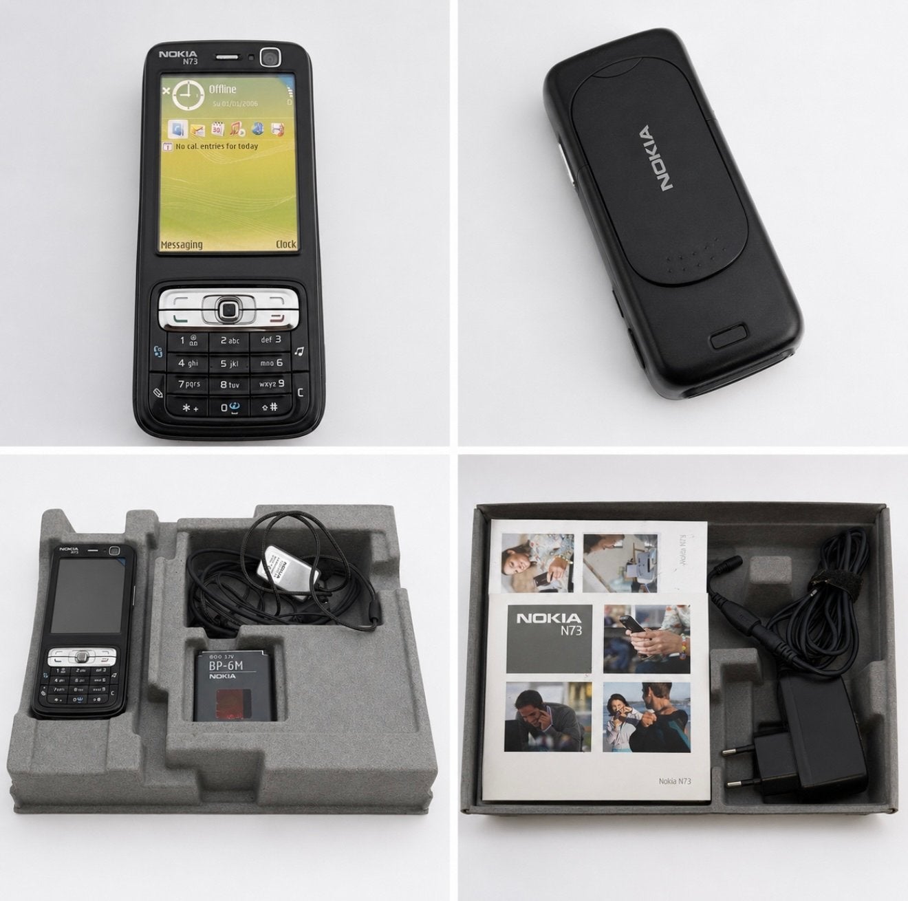 Nokia N73 Music Edition - Compleet met accessoires, Telecommunicatie, Zwart, Fysiek toetsenbord, 3 tot 6 megapixel, Ophalen of Verzenden