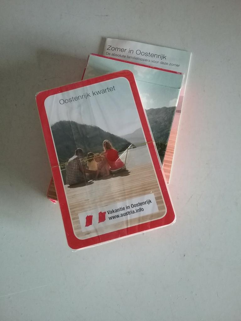 Vakantie in OOSTENRIJK kwartetspel, Ophalen of Verzenden, Zo goed als nieuw, Kwartet(ten)