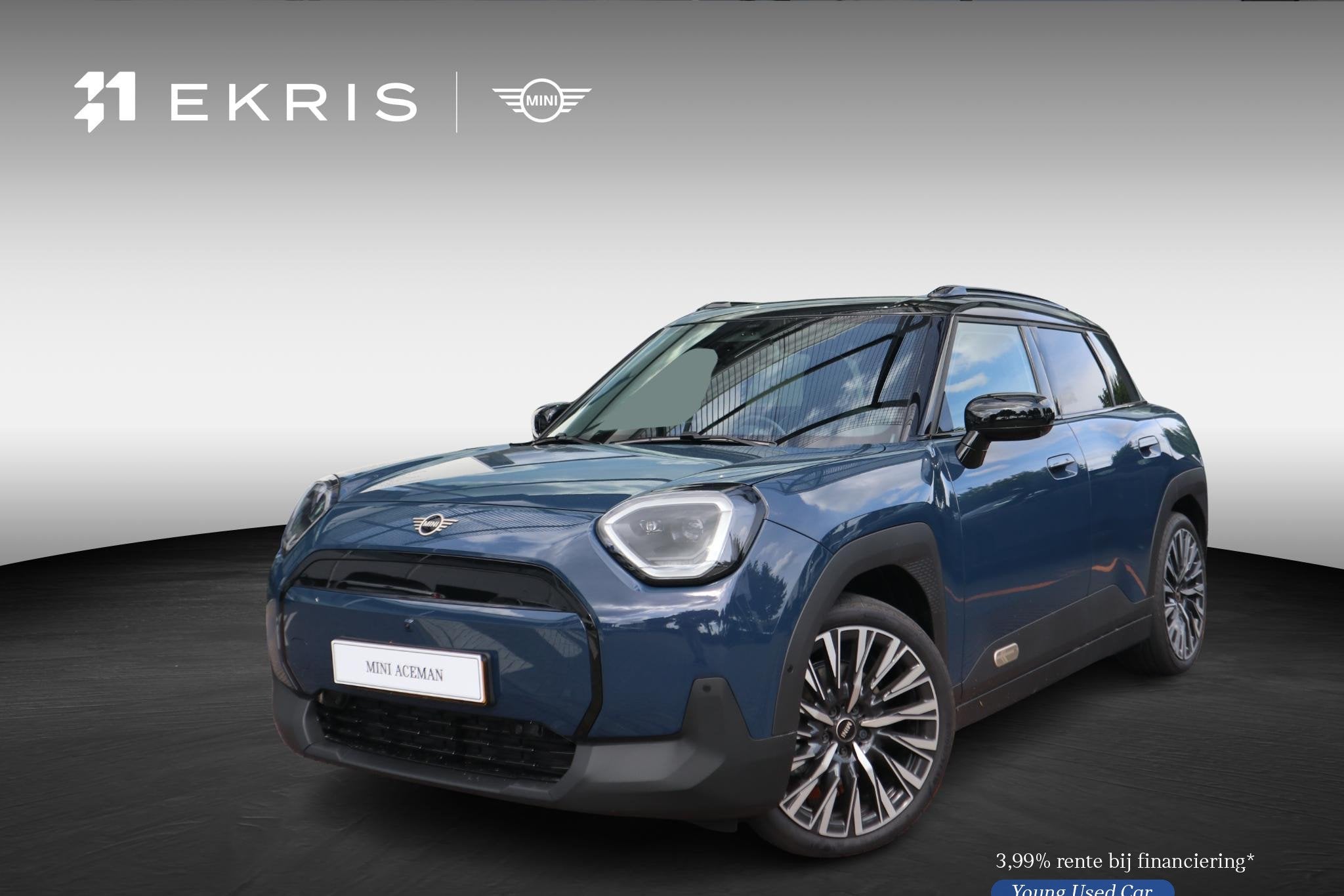 MINI Aceman E | Classic Uitvoering + Pakket L, Auto's, Met garantie (alle), Blauw, Leder en Stof, Origineel Nederlands