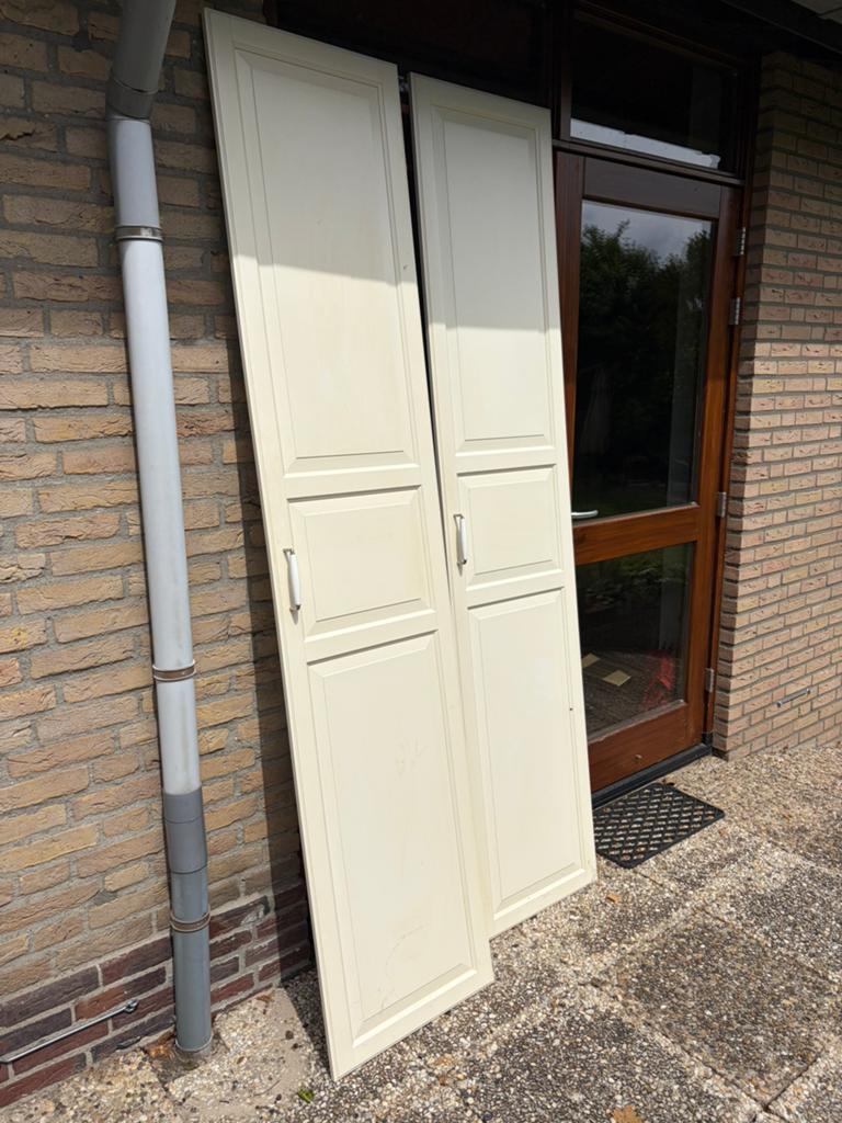 2 ikea kastdeuren 230 x 50, Ophalen, Gebruikt, 200 cm of meer, 50 tot 100 cm