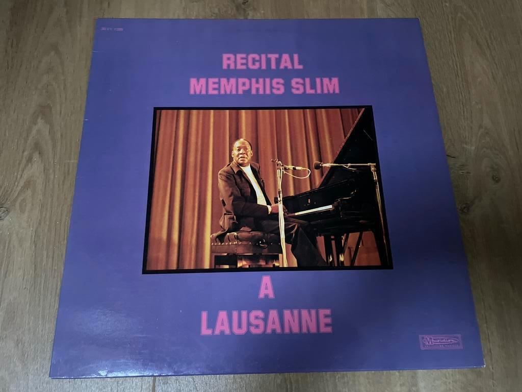 Memphis Slim ‎– Recital Memphis Slim A Lausanne, 1980 tot heden, Ophalen of Verzenden, Zo goed als nieuw, 12 inch