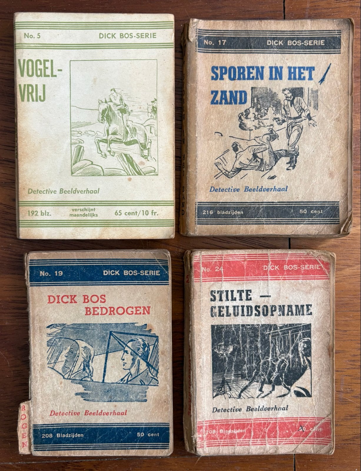 4x Dick Bos Detective Beeldverhaal, Boeken, Stripboeken, Meerdere stripboeken, Ophalen of Verzenden, Gelezen