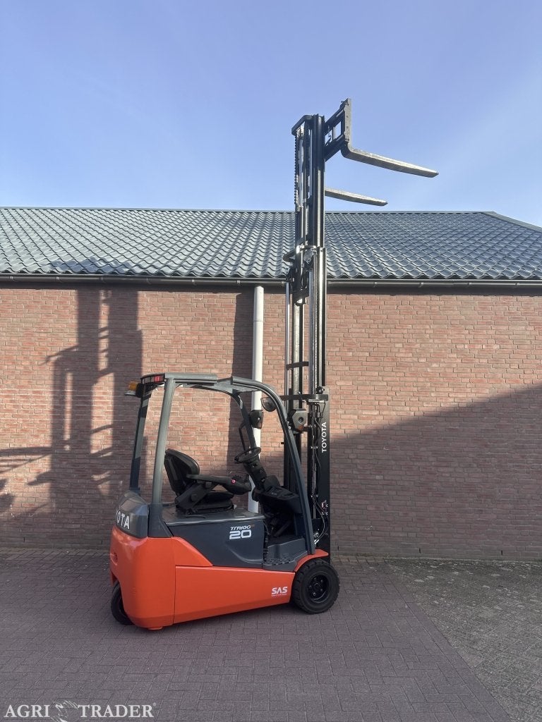 Toyota 8FBET20 2000kg triplo elektrische heftruck, -, Niet opgegeven, Heftruck, Ophalen of Verzenden