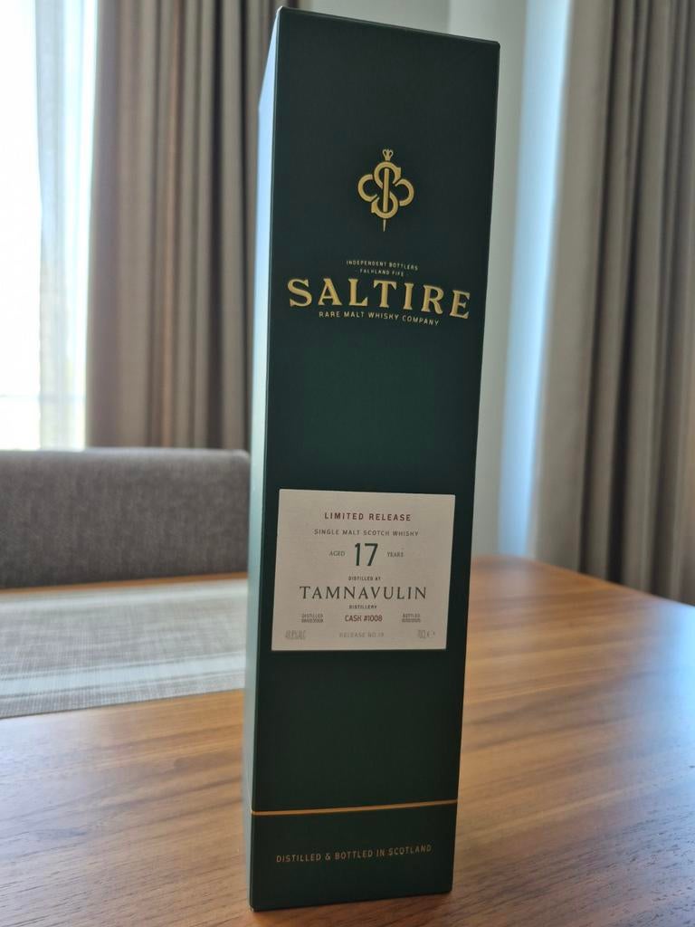Saltire Tamnavulin 17 YO  doos leeg, Hobby en Vrije tijd, Ophalen of Verzenden, Knutselwerk