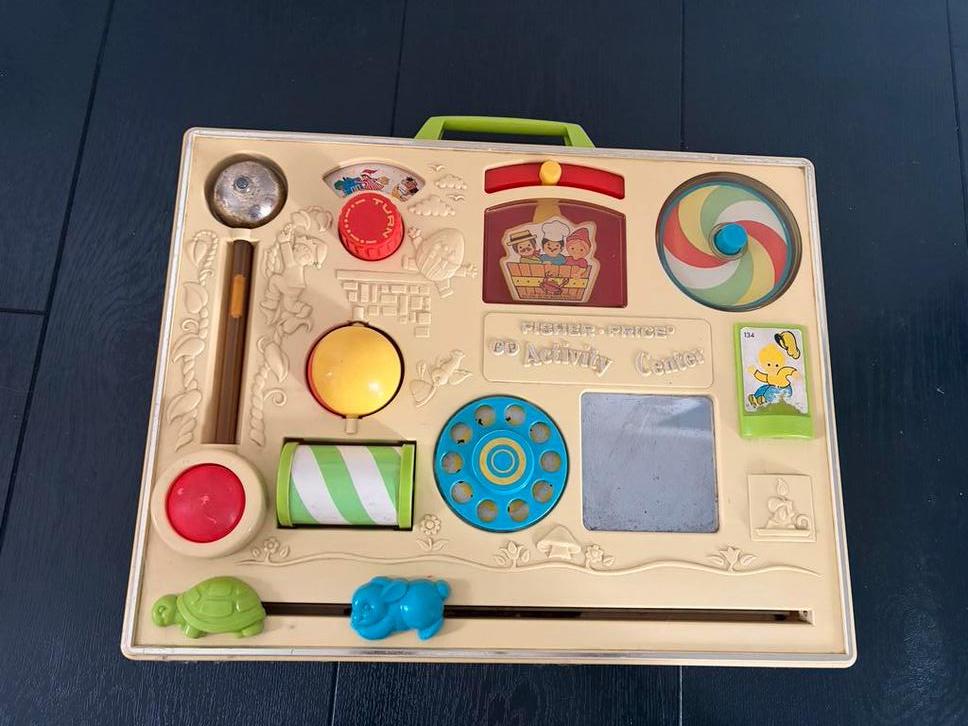 Vintage Fisher Price Activity Center Speelbord, Ophalen of Verzenden, Gebruikt, Speelset