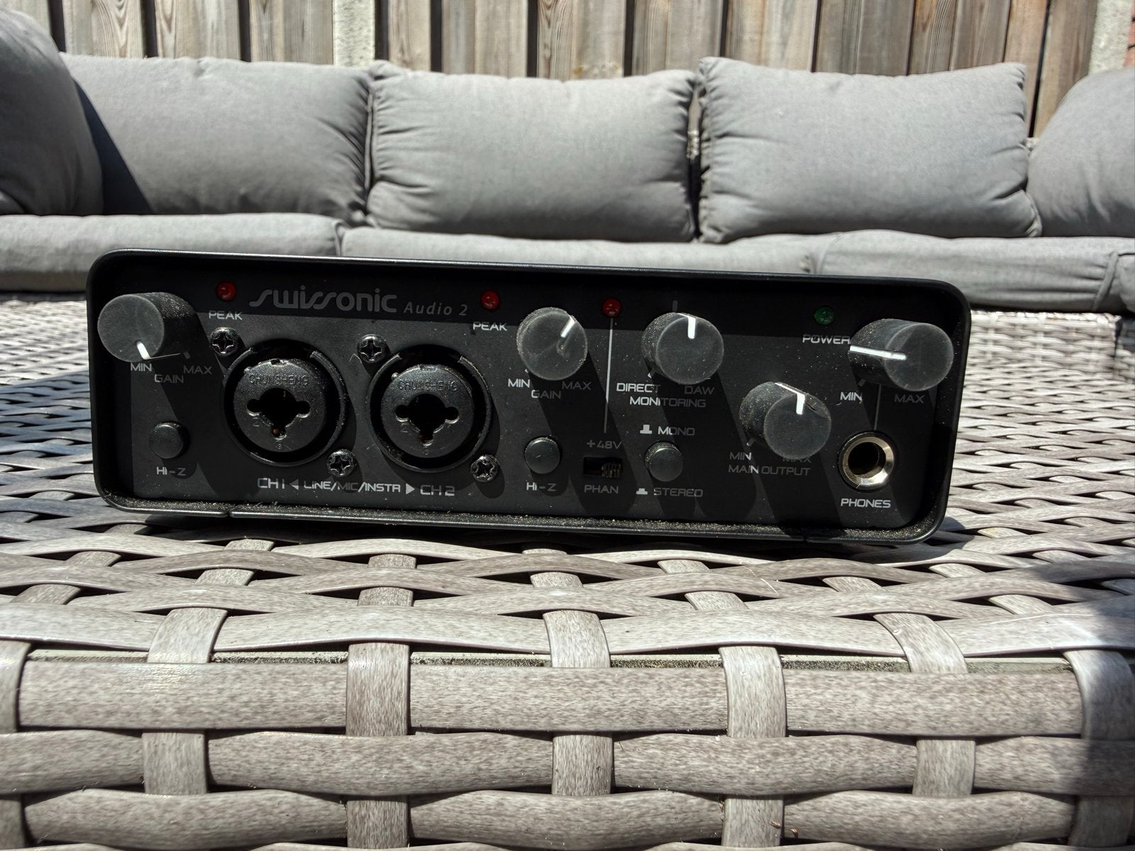 Swissonic Audio 2 USB Audio Interface, Ophalen of Verzenden, Zo goed als nieuw