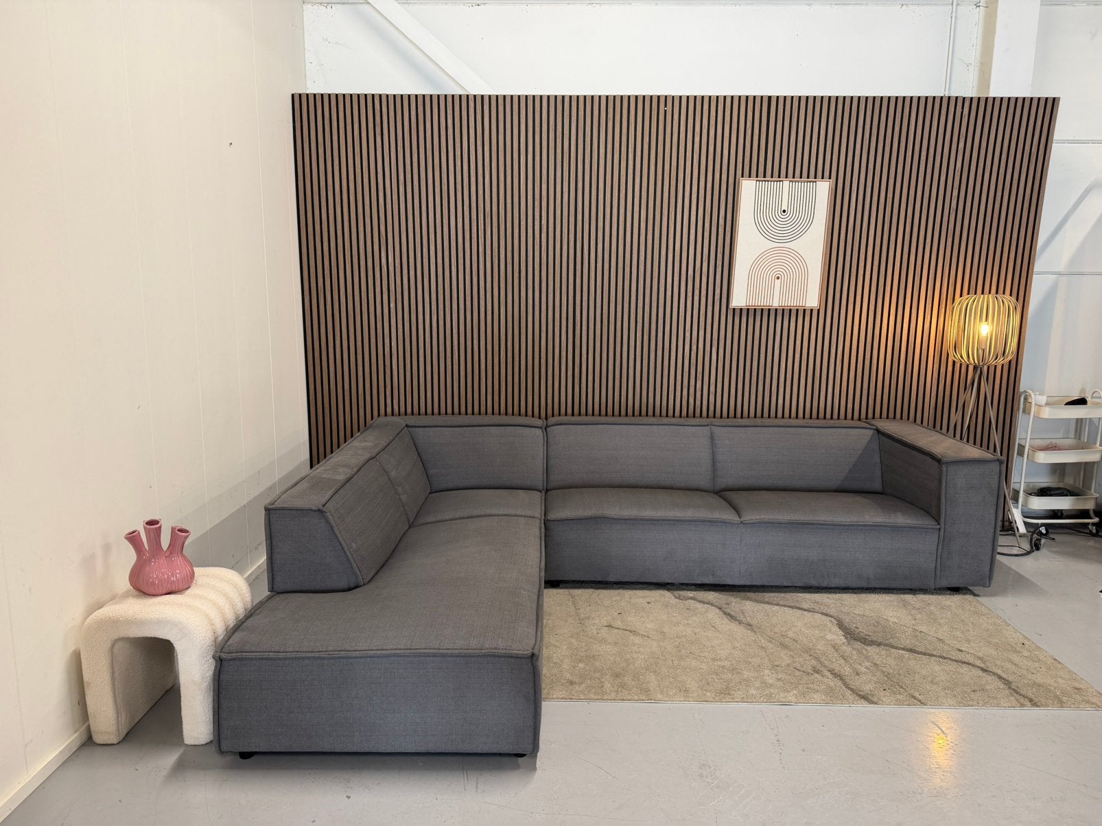 By Sidde - Steel Grey - Hoekbank - Zeer Nette Staat