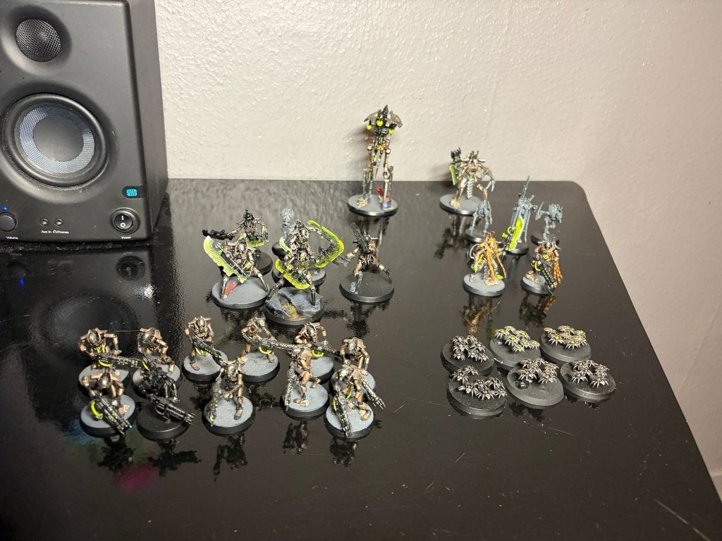 Indomitus Necron Army Warhammer 40k, Ophalen of Verzenden, Gebruikt, 1:50 of kleiner, Figuur of Figuren